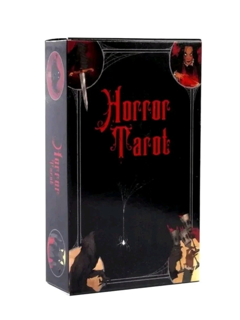Horror Tarot Card Deck - 78-Card Gothic Divination Game, Brand New & Factory Sea